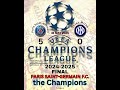 PSG Vs Inter Milan The Champions Football