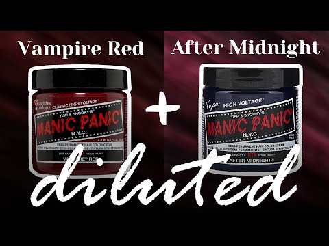 Manic Panic VAMPIRE RED + AFTER MIDNIGHT + DILUTER