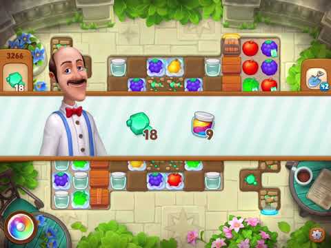 Gardenscapes Level 3266 With No Boosters - Houseboat: New Siding - Bonus Scene With Austin