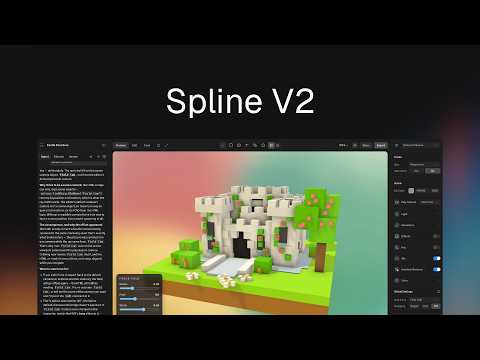 Introducing Spline V2 - AI Agents, WebGPU and MCP
