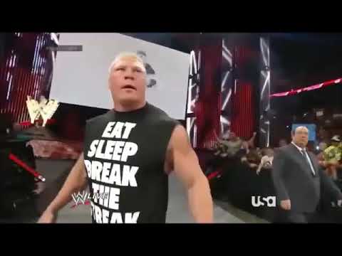 Brock Lesnar Best Pyro Entrance