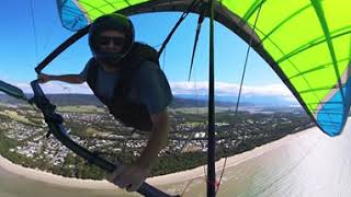 Hang Gliding. Rex to Port with insta 360 camera.