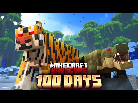 100 Days Surviving Minecraft's Hardest Jungle