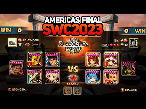 AMERICAS CUP FINAL. BIGV vs TRUEWHALE (BO5) in Summoners War SWC2023