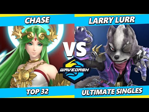 Wavedash 2023 - Chase (Palutena) Vs. Larry Lurr (Wolf) Smash Ultimate - SSBU