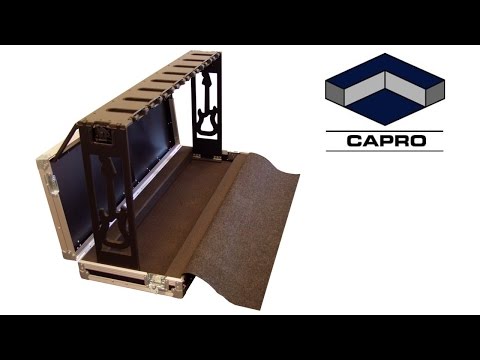 Capro Flight Case Multi Guitar Stand for 8 Guitars