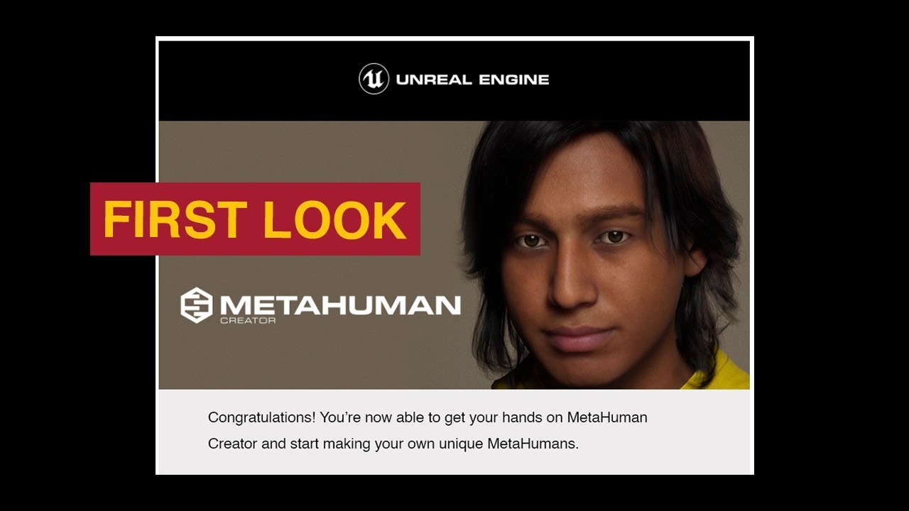 First Look: MetaHuman Creator, Epic Games, Unreal Engine 4