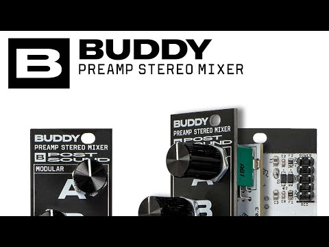 Bastl Instruments BUDDY // Stereo mixer with preamp and TRS inputs for hybrid setups and more!!!