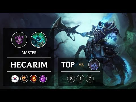 Hecarim Top vs Sylas - KR Master Patch 9.6