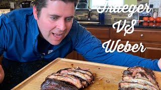 Traeger vs Weber Rib Comparison - Round 2 😱😱