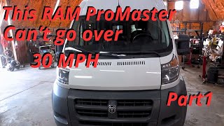RAM ProMaster 3.0L Low Power - Limp Home Mode DTC P0402 & P0101 Part 1 Diag & Repair