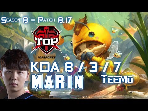TOP MaRin TEEMO vs SION Top - Patch 8.17 KR Ranked