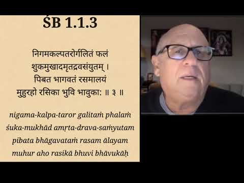 HDG Sanskrit : Srimad Bhagavatam 1.1.3