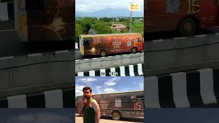 Download lagu Drone Shots of Vendhu Thanindhathu Kaadu Promotional Tour Bus 🚐 #atman #silambarasantr #simbu mp3