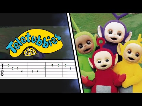 Teletubbies - Main Theme【Tab】|➤ GUITAR TUTORIAL