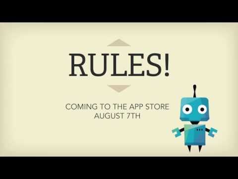 Rules! launch trailer -- by The Coding Monkeys - YouTube