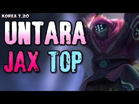SKT Untara (1065 LP) Jax top v Akali matchup - Korean SoloQ P 7.20