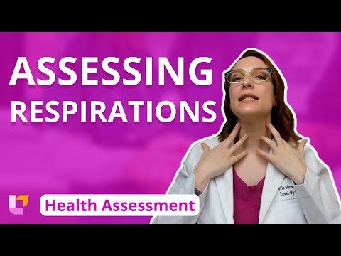 Assessing Respirations - Health Assessment for Nursing Students | @LevelUpRN