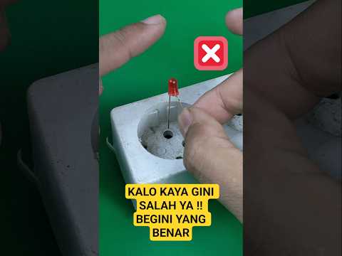Cara Hidupin Led 3v ke listrik 220V AC Tanpa Adaptor #ideas #creative #trick #diy #lifehacks
