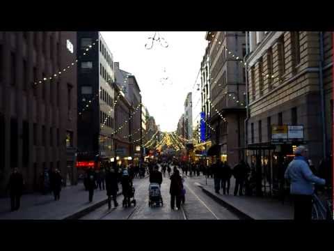 Luzes de Natal Helsinque, Joulukadun avajaiset Aleksanterinkatu 2011 Senaatintori