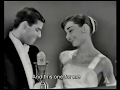 Audrey Hepburn cute and adorable moment at Oscar 1956