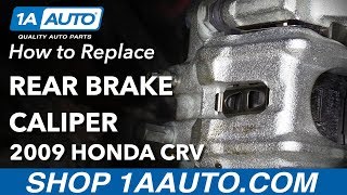 How to Replace Rear Brake Caliper 07-11 Honda CR-V