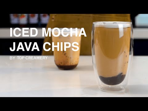 The Ultimate Iced Java Chips Drink! | How to make Iced Mocha Java Chip | TOP Creamery