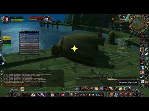 Ganking in Booty bay just LOS the guards