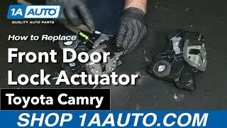 How to Replace Front Door Lock Actuator 06-11 Toyota Camry