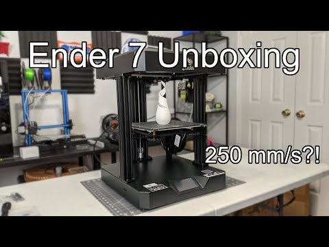 Ender 7 Unboxing - 250mm/s printer?!