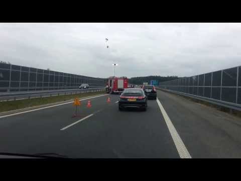 Wypadek autostrada A4 466km 27-08-2013 g14 01 - Szarów -Tarnów.