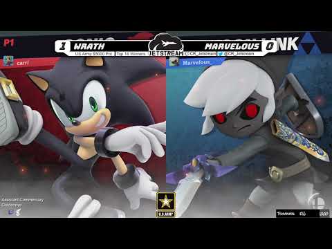 US Army $5000 Pot Top 16 Winners - Wrath (Sonic) Vs. Marvelous (Toon Link, Sonic) - SSBU