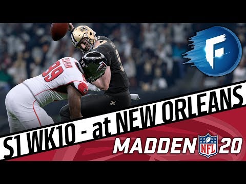 SCINTILLATING NFC SOUTH SHOWDOWN | Madden 20 Falcons Franchise S1 WK10 (Ep. 10)