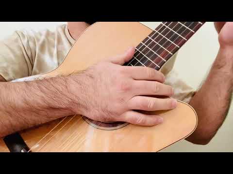 Turkmen Gitara okuwy. N.Meredowyn “Aybolek” aydymynyñ akkordy, kakuwy, solosy.