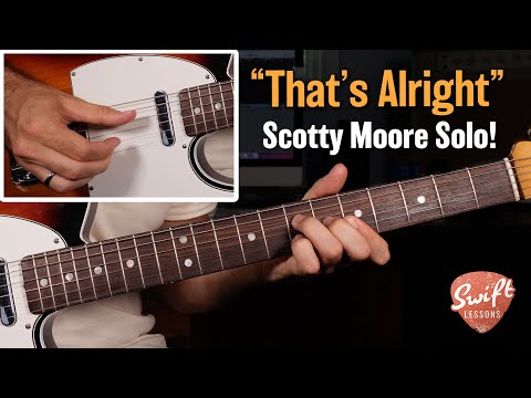 Elvis "That's Alright" Scotty Moore Guitar Solo Lesson