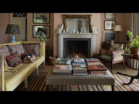 Inside A 19th-century Former Parsonage With Modest English Antique Furniture