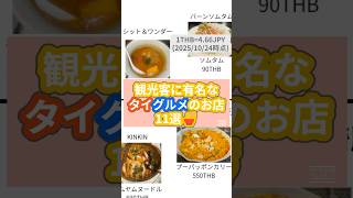 【図解】タイグルメマトリクス！昼⇔夜、ローカル⇔綺麗めで好みのお店を探そう