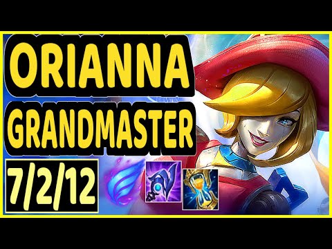 BACA (ORIANNA) - 7/2/12 KDA GAMEPLAY - EUW Ranked GRANDMASTER