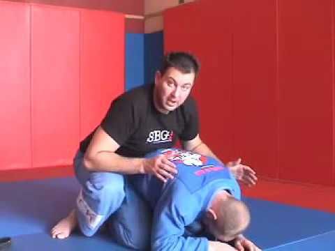 SBG Brazilian Jiu Jitsu drill for staying on the back ( quarters top drill)