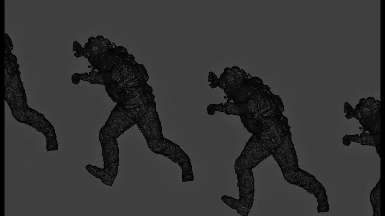Modern Tactical Soldier Pack - 5 Character Variants Rigged Animated PBR Game Ready 3D Model