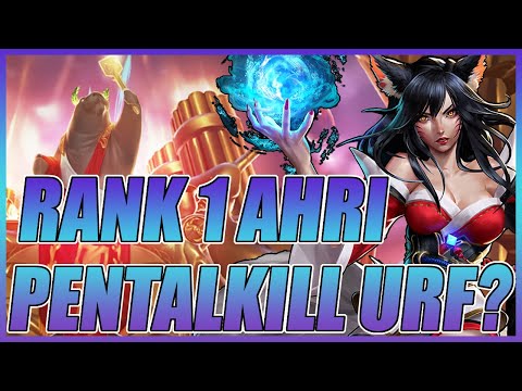 Rank 1 Ahri Pentakill In URF?? ~ LegitKorea