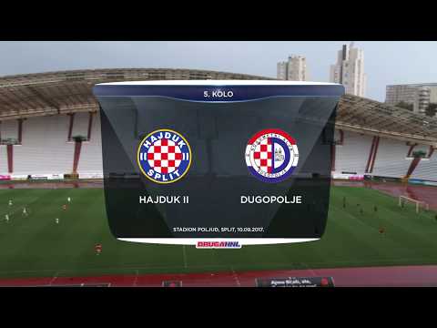 HNTV sažetak: HAJDUK II vs DUGOPOLJE 1:0 (5. kolo, Druga HNL 17/18)