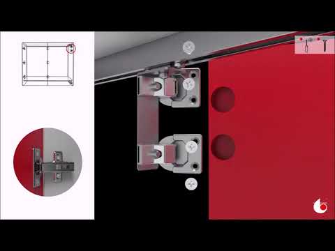 Sistema per ante a libro Zig Zag