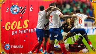BAHIA 3 x 0 ATHLETICO/PR - GOLS - BRASILEIRÃO (01/04/26)