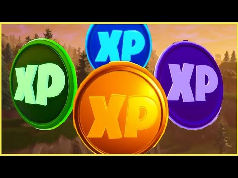 *NEW* XP Coins Locations in Fortnite Week 9 (GOLD, GREEN, BLUE, PURPLE XP COINS)