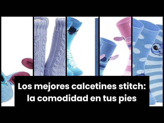 Vídeo relacionado con Disney Stitch Calcetines Niña, Diseño Stitch Set de 5 Calcetines Clasicos para Adolescentes y Mujer, Talla EU 35/38