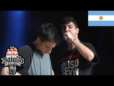 WOS vs NACHO - Octavos: Final Nacional Argentina 2017 - Red Bull Batalla de los Gallos