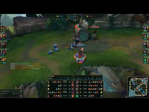 Demonstration of Renekton W animation cancel into one shot.