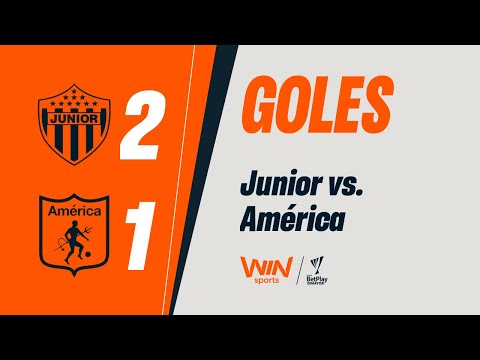 Junior vs. América (goles) | Liga BetPlay Dimayor 2025-2 | Cuadrangulares - Fecha 5