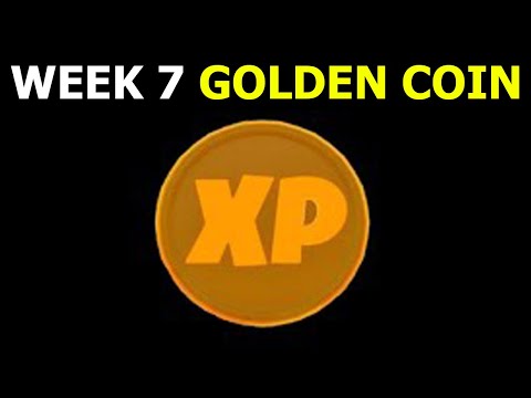 Golden XP Coin *WEEK 7* Locations - Fortnite New Golden XP Coins